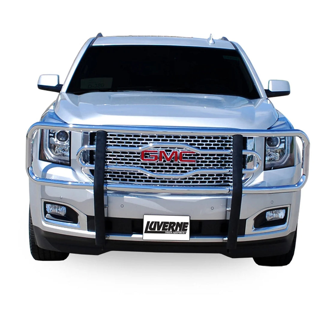 LUVERNE Chrome Steel 2" Tubular Grille Guard Ring Assembly 331519 - Side View