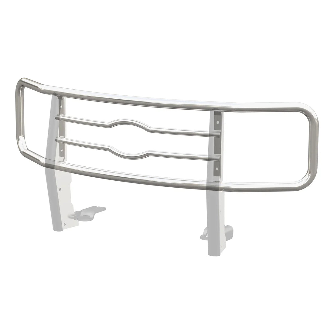 LUVERNE Chrome Steel 2" Tubular Grille Guard Ring Assembly 331523 - Back View