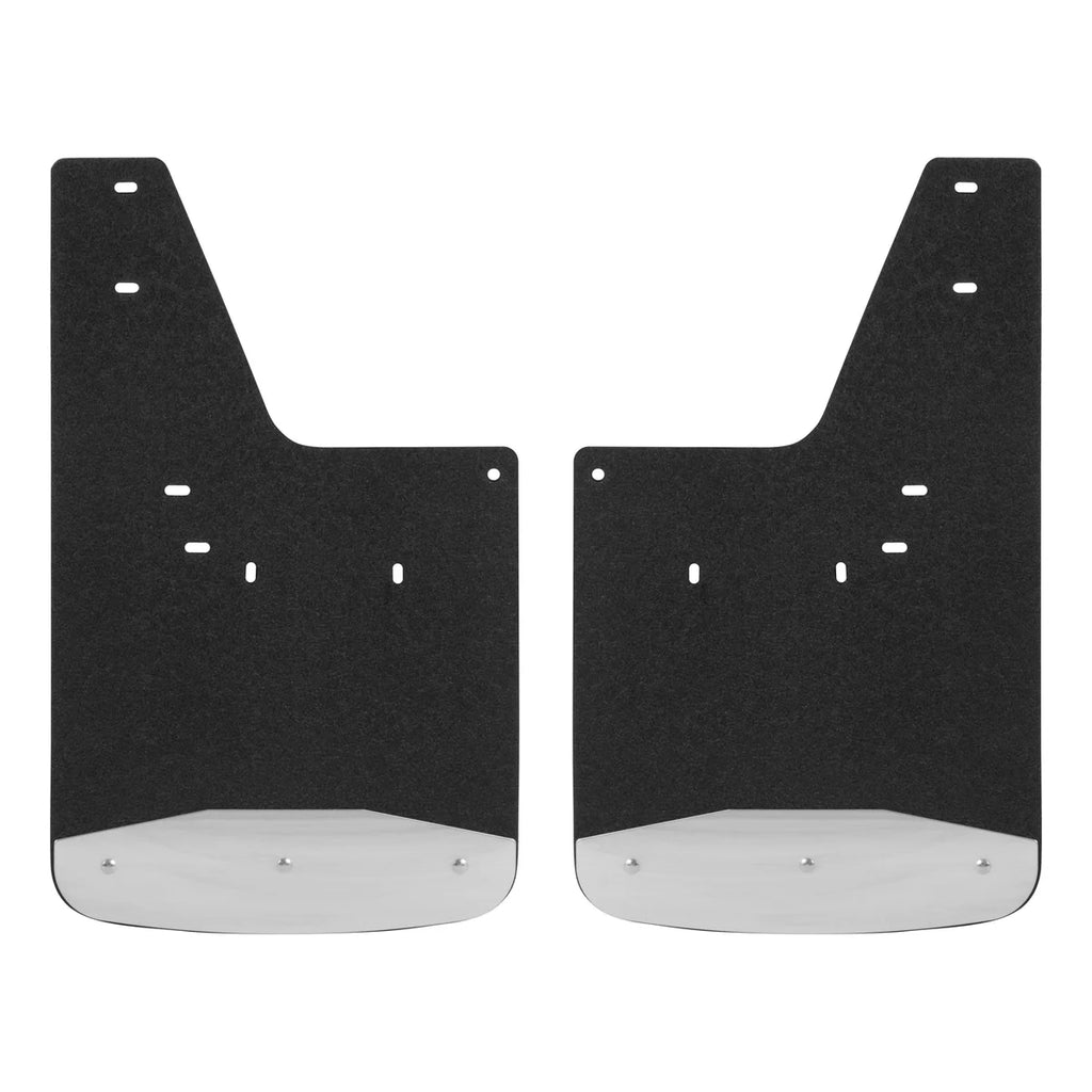 LUVERNE Front 12" x 20" Rubber Mud Guards, Select Dodge, Ram 1500, 2500, 3500 (2 Flaps) 250930 - Main Product View