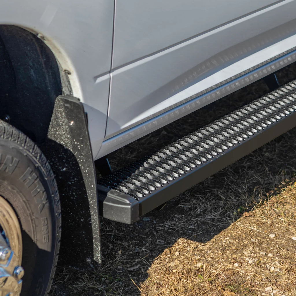 LUVERNE Grip Step 7" x 102" Aluminum W2W Running Boards, Select Silverado, Sierra HD 415102-401449 - Main Product View