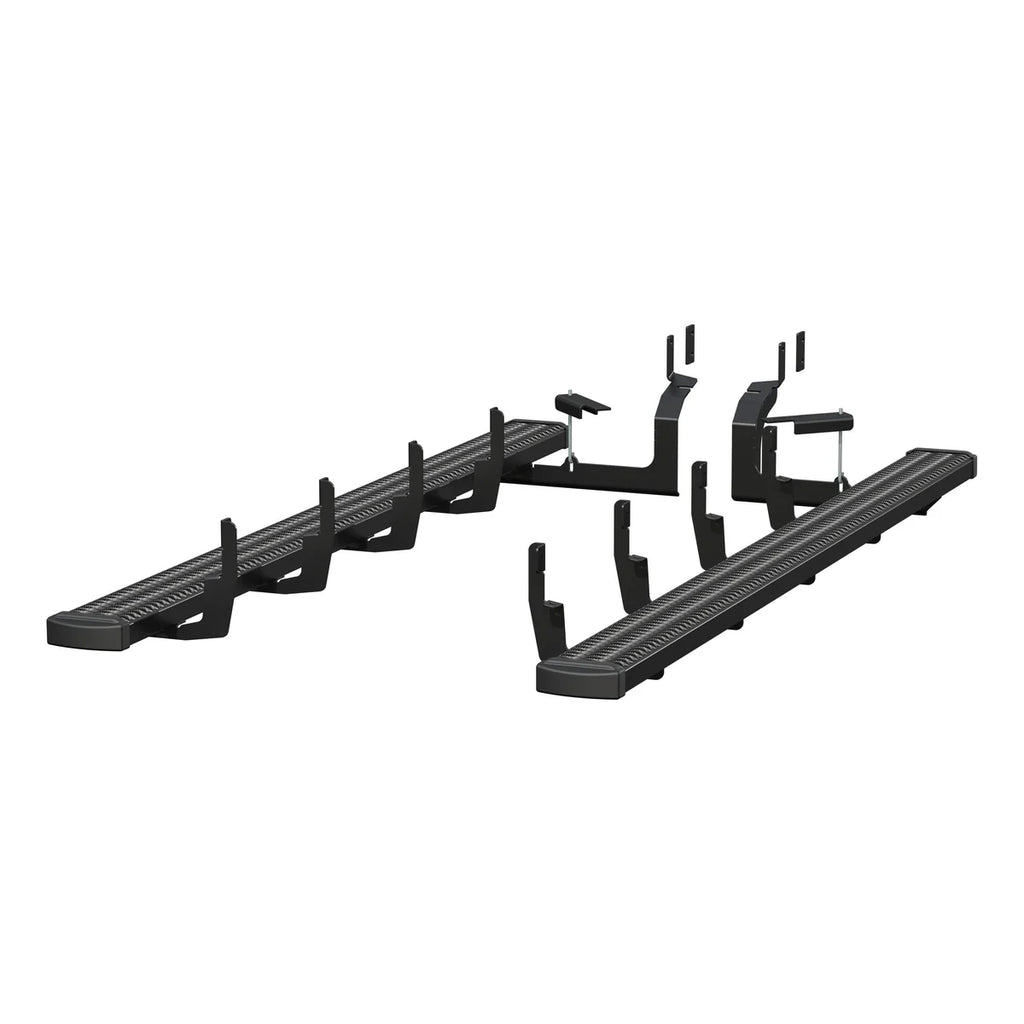 LUVERNE Grip Step 7" x 102" Aluminum W2W Running Boards, Select Silverado, Sierra HD 415102-401449 - Side View