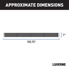 Load image into Gallery viewer, LUVERNE Grip Step 7" x 102" Aluminum W2W Running Boards, Select Silverado, Sierra HD 415102-401449 - Back View