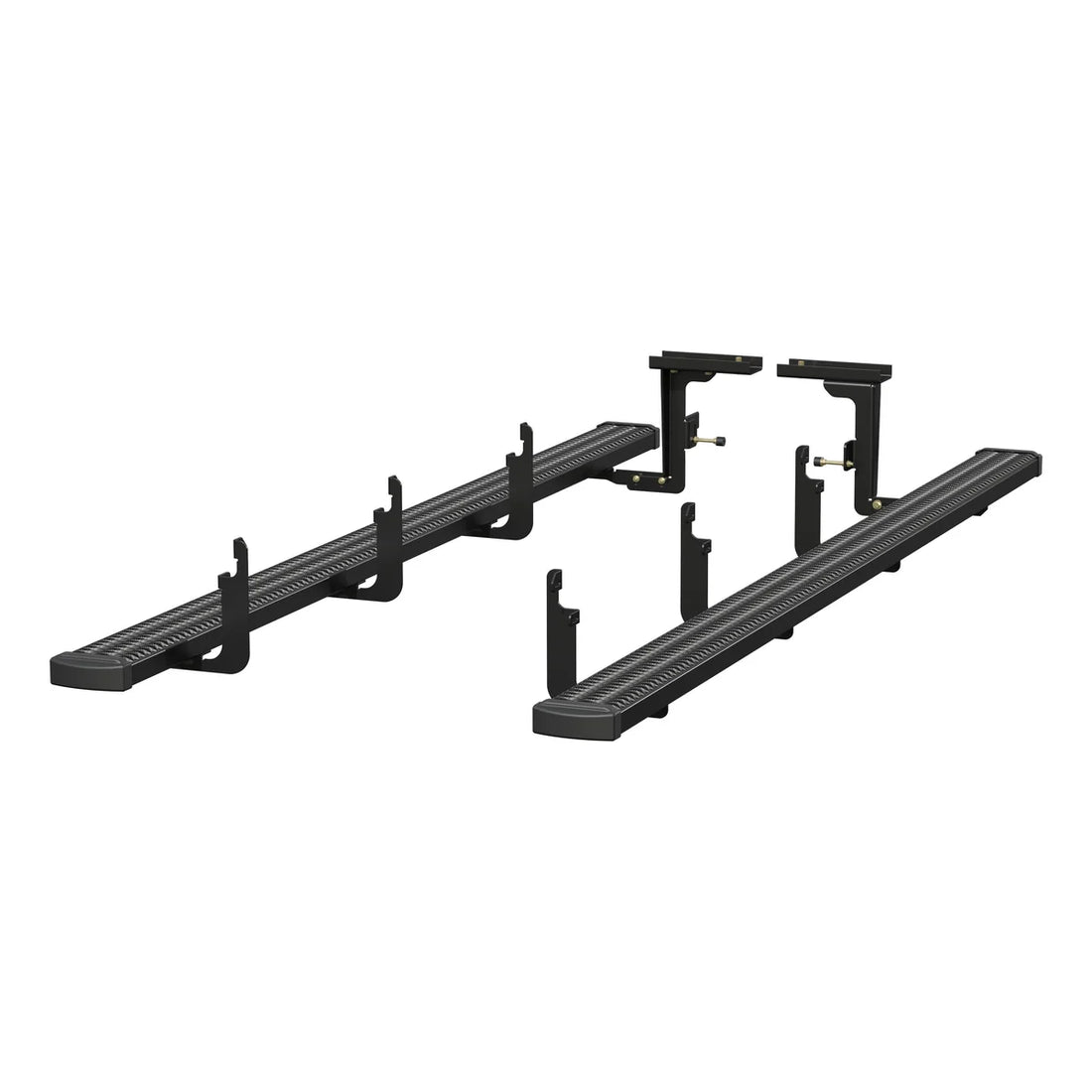LUVERNE Grip Step 7" x 125" Aluminum W2W Running Boards, Select Ford F-250, F-350, F-450 415125-401733 - Side View