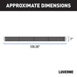 Load image into Gallery viewer, LUVERNE Grip Step 7" x 125" Aluminum W2W Running Boards, Select Ford F-250, F-350, F-450 415125-401733 - Back View
