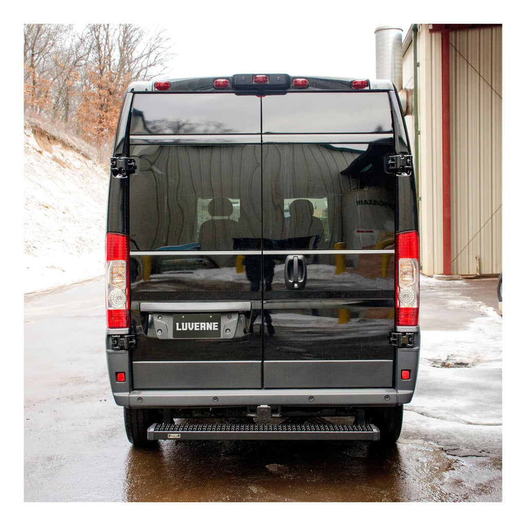 LUVERNE Grip Step 7" x 54" Black Aluminum Rear Step, Select Ram ProMaster 415254-401478 - Additional View 6