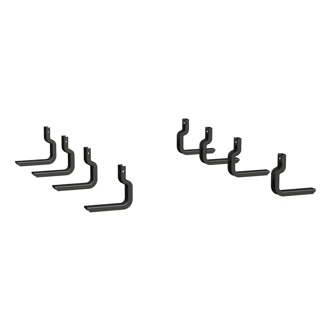 LUVERNE Grip Step 7" x 78" Black Aluminum Running Boards, Select Ford F-150 415078-400922 - Installation View
