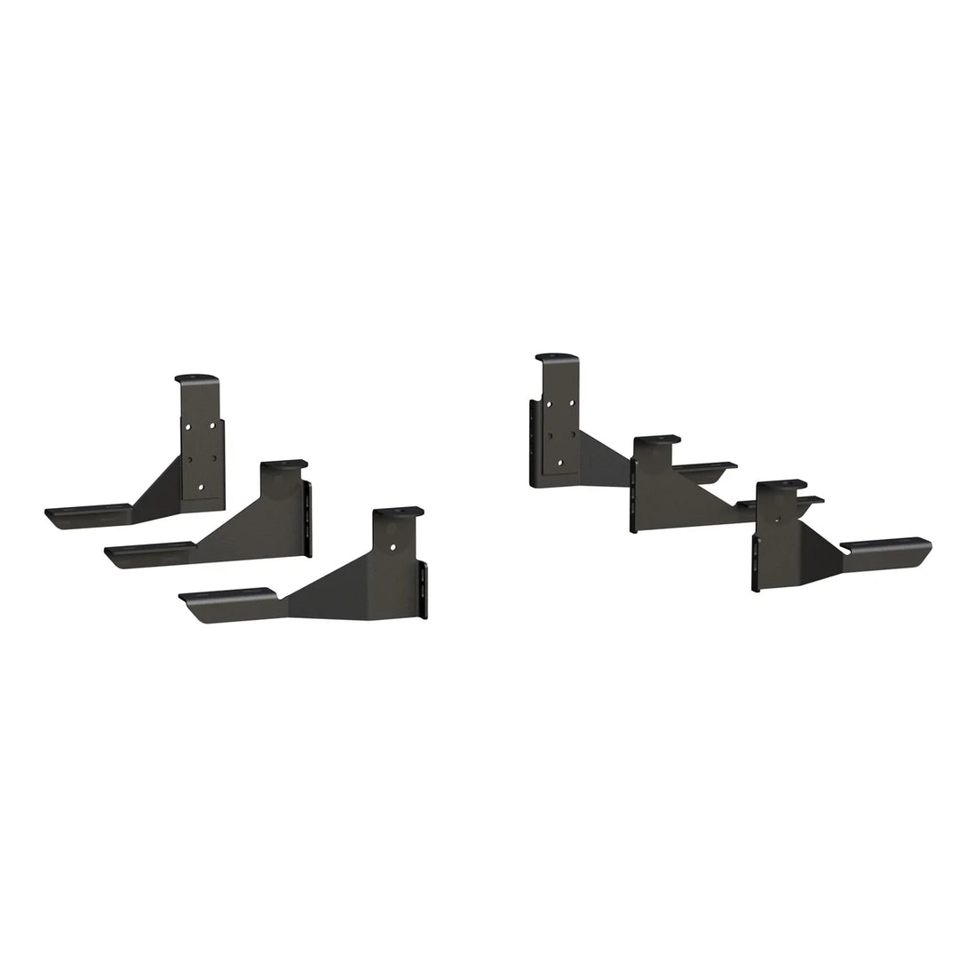 LUVERNE Grip Step 7" x 78" Black Aluminum Running Boards, Select Silverado, Sierra 415078-401113 - Installation View