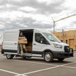 Load image into Gallery viewer, LUVERNE Grip Step XL 9-1/2" x 54" Steel Passenger Board Fleet Kit, Select Ford Transit 495154-401801-0 - Side View