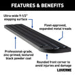 Load image into Gallery viewer, LUVERNE Grip Step XL 9-1/2" x 54" Steel Passenger Running Board, Select Ford E-Transit 495154-401817 - Back View