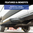 Load image into Gallery viewer, LUVERNE Grip Step XL 9-1/2" x 54" Steel Passenger Running Board, Select Ford E-Transit 495154-401817 - Additional View 7