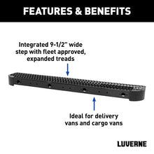 Load image into Gallery viewer, LUVERNE Impact Rear Bumper Step with Fixed Brackets, Select Ram ProMaster 415358-571513 - Back View