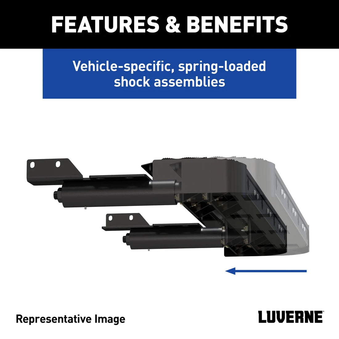 LUVERNE Impact Shock-Absorbing Rear Bumper Step, Select Ram ProMaster 1500, 2500, 3500 415358-571503 - Additional View 5