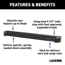 Load image into Gallery viewer, LUVERNE Impact Shock-Absorbing Rear Bumper Step, Select Sprinter 2500, 3500 415358-571500 - Back View