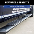 Load image into Gallery viewer, LUVERNE LUVERNE 277088-401535   Black Stainless 88" Side Steps for Select Ford Lightning 277088-401535 - Additional View 6
