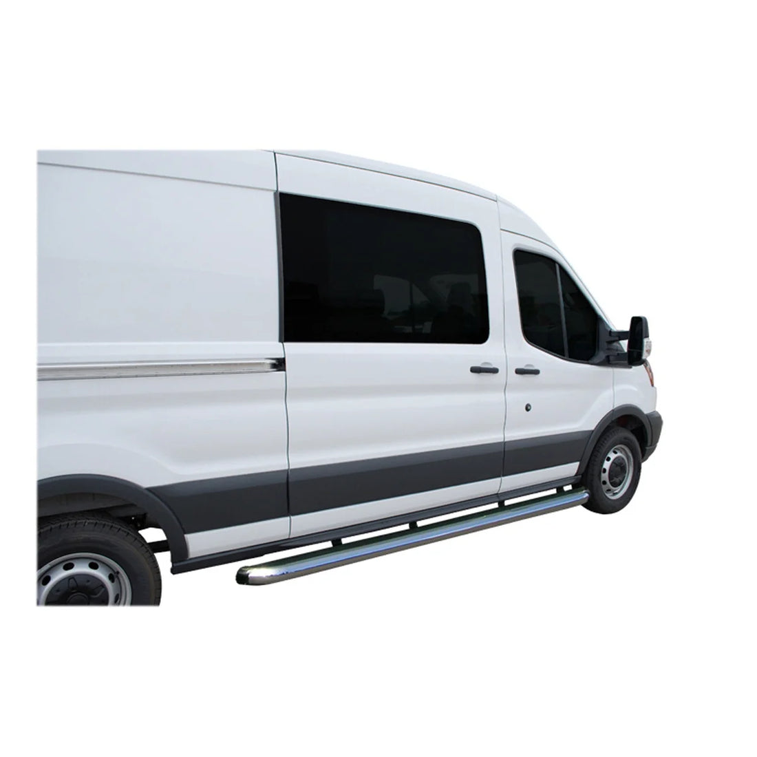 LUVERNE MegaStep 6-1/2" x 36", 100" Aluminum Running Boards (No Brackets) 575100 - Side View