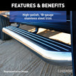 Load image into Gallery viewer, LUVERNE MegaStep 6-1/2" x 36", 100" Aluminum Running Boards, Select Ram ProMaster 575100-571477 - Additional View 5