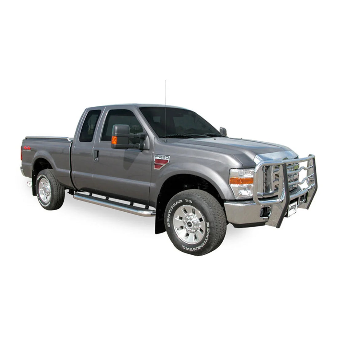 LUVERNE MegaStep 6-1/2" x 78" Aluminum Running Boards (No Brackets) 575078 - Side View