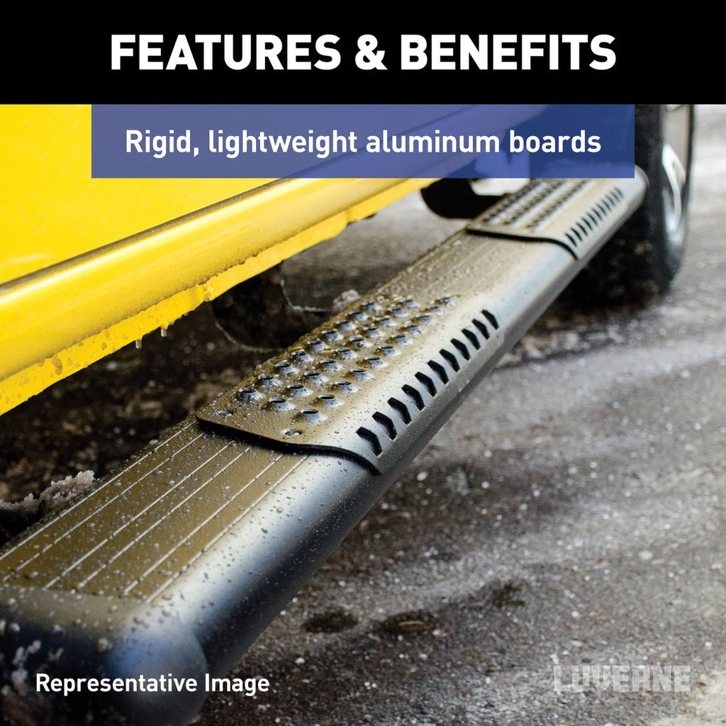 LUVERNE O-Mega II 6" x 36", 100" Black Aluminum Side Steps, Select Ram ProMaster 584100-571477 - Additional View 5