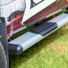 Load image into Gallery viewer, LUVERNE O-Mega II 6" x 36", 100" Silver Aluminum Side Steps, Select Sprinter 2500, 3500 583100-570747 - Side View