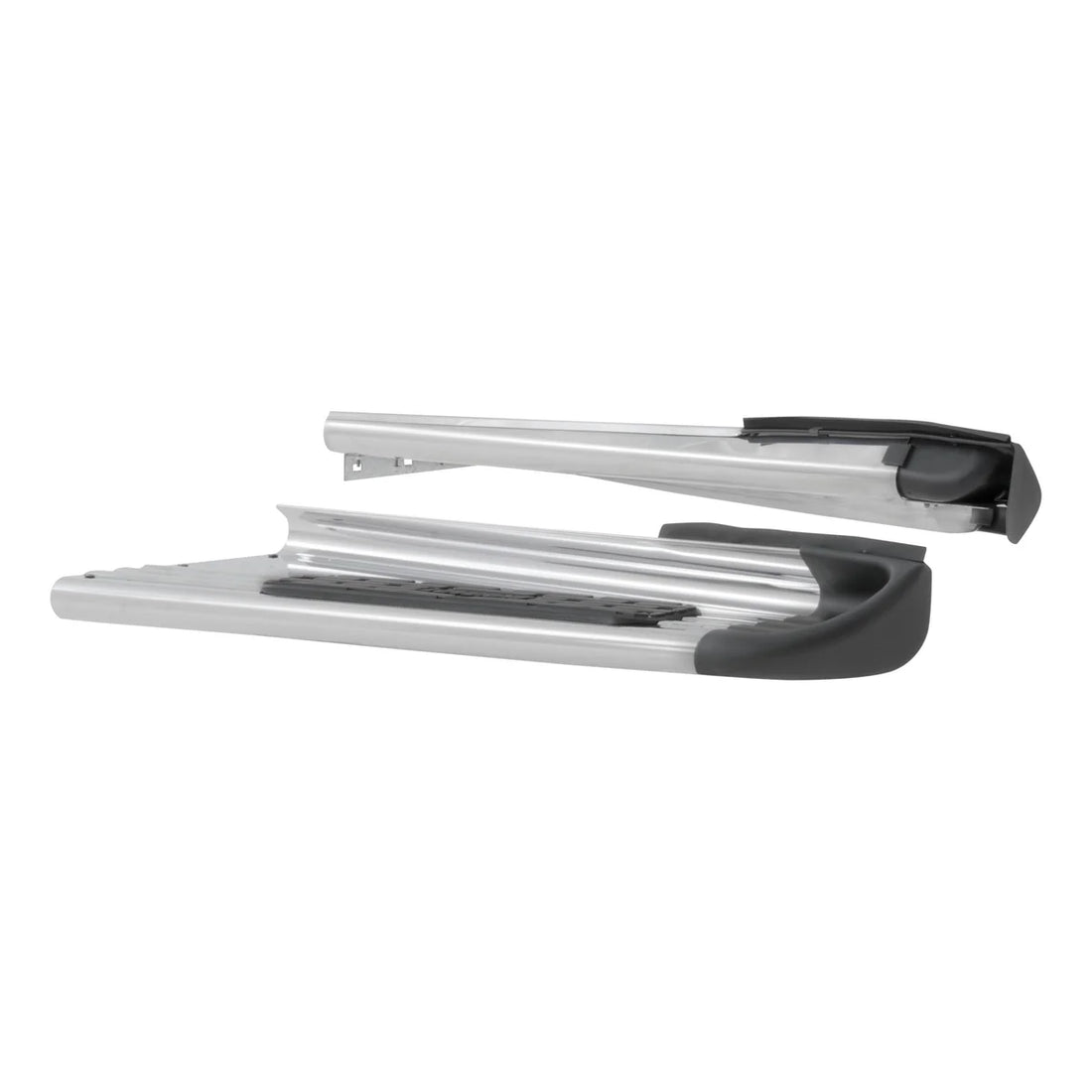 LUVERNE Polish Stainless Steel Side Entry Step Box Extensions, Select Ram 3500 481334 - Side View