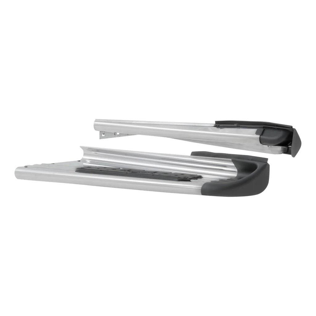 LUVERNE Polish Stainless Steel Side Entry Step Box Extensions, Select Ram 3500 481334 - Side View