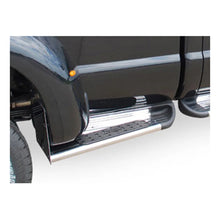 Load image into Gallery viewer, LUVERNE Polish Stainless Steel Side Entry Step Box Extensions, Select Ram 3500 481334 - Back View