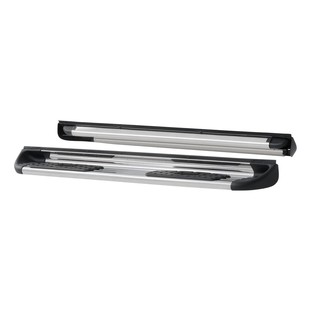 LUVERNE Polished Stainless Steel Side Entry Steps (No Brackets) 481032 - Side View