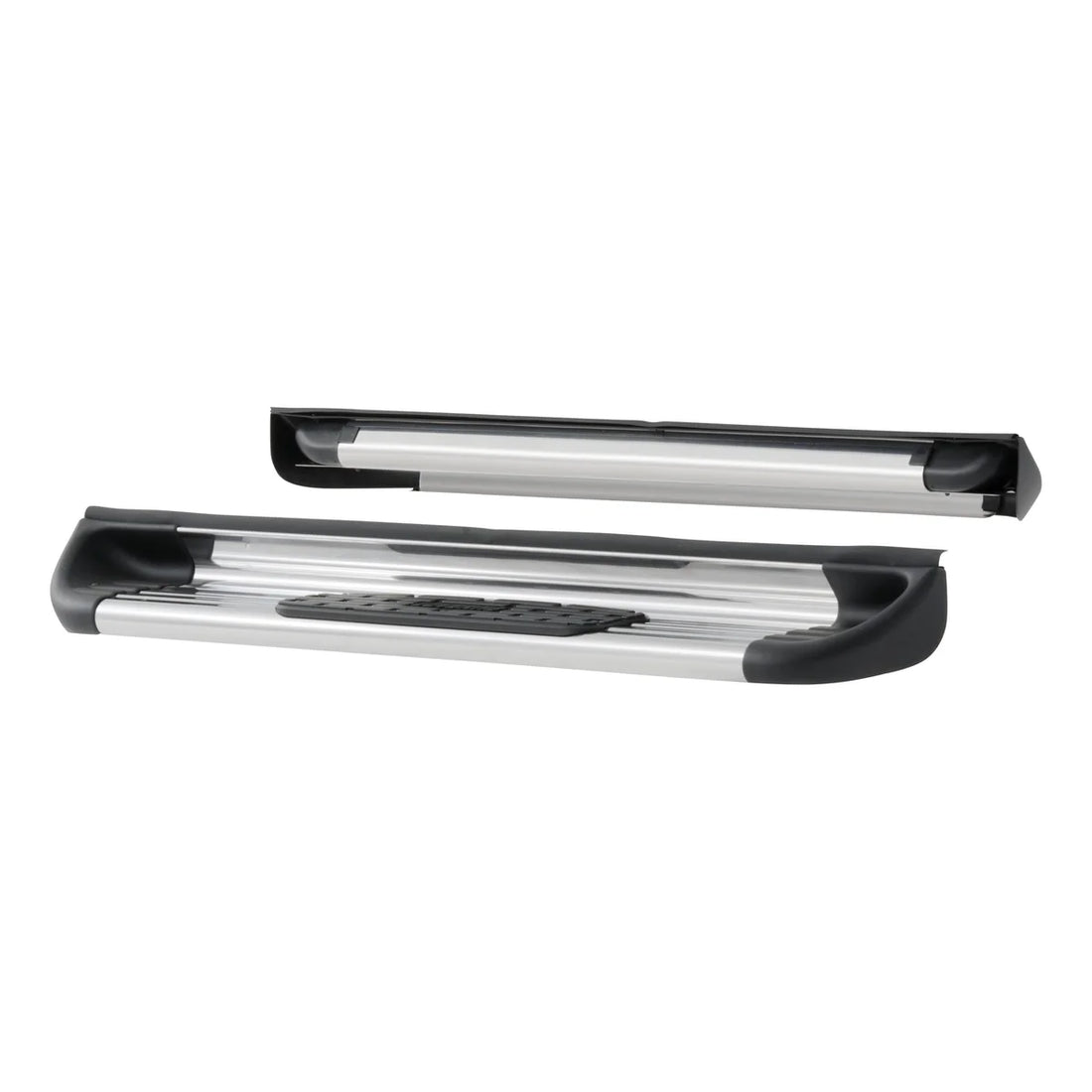 LUVERNE Polished Stainless Steel Side Entry Steps (No Brackets) 481141 - Side View