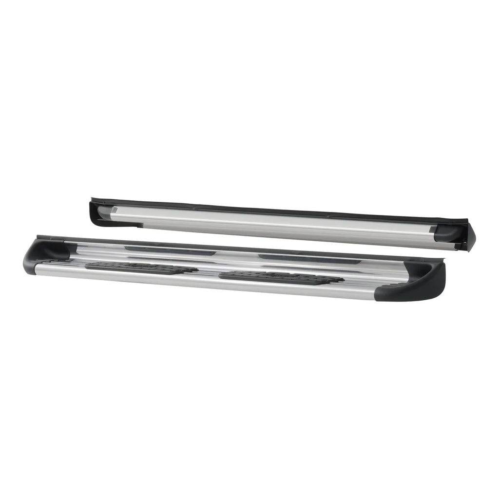 LUVERNE Polished Stainless Steel Side Entry Steps (No Brackets) 481142 - Side View