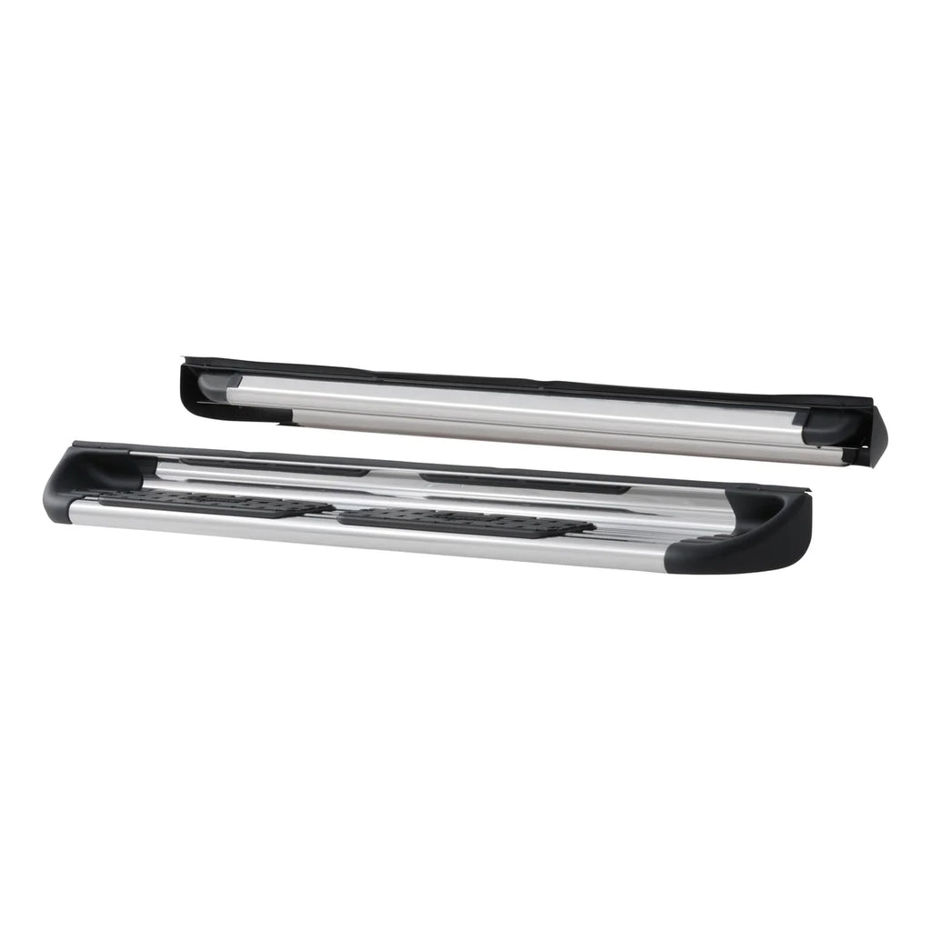LUVERNE Polished Stainless Steel Side Entry Steps (No Brackets) 481510 - Side View