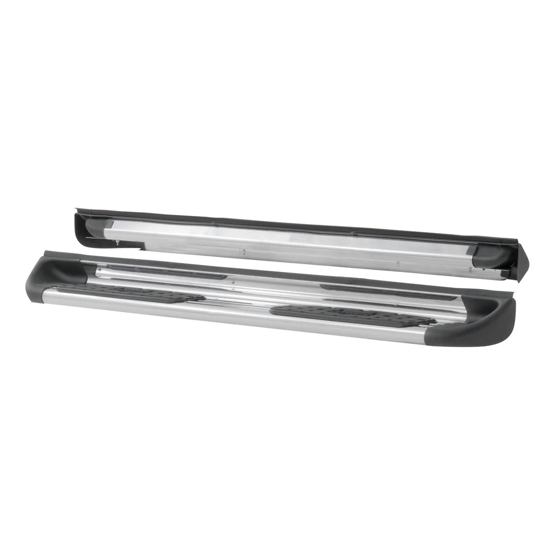 LUVERNE Polished Stainless Steel Side Entry Steps (No Brackets) 489923 - Side View