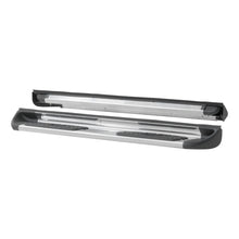 Load image into Gallery viewer, LUVERNE Polished Stainless Steel Side Entry Steps, Select Ford Super Duty Crew Cab 489923-579922 - Back View