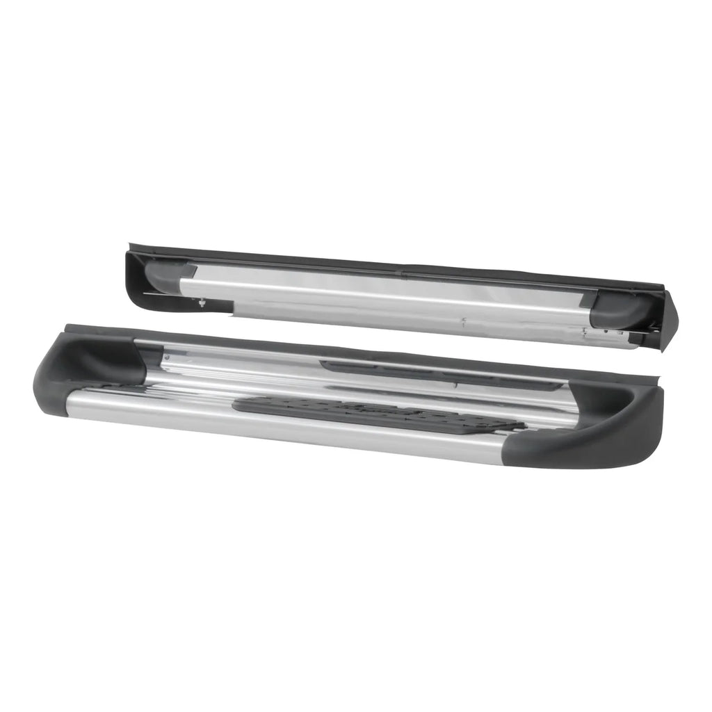 LUVERNE Polished Stainless Steel Side Entry Steps, Select Ford Super Duty Regular Cab 489921-579921 - Back View