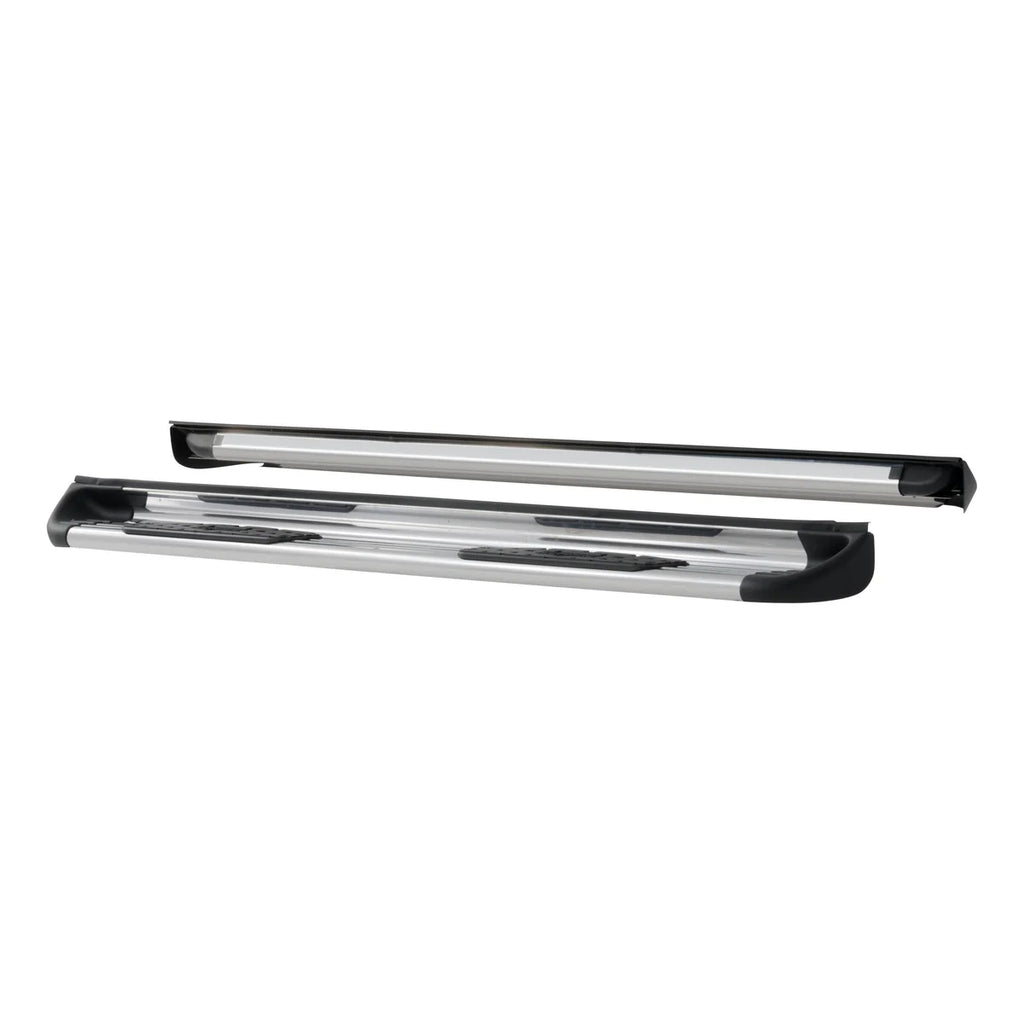 LUVERNE Polished Stainless Steel Side Entry Steps, Select Silverado, Sierra Crew Cab 481143-581143 - Side View