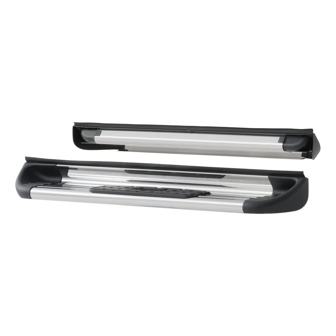 LUVERNE Polished Stainless Steel Side Entry Steps, Select Silverado, Sierra Regular Cab 480741-580741 - Side View
