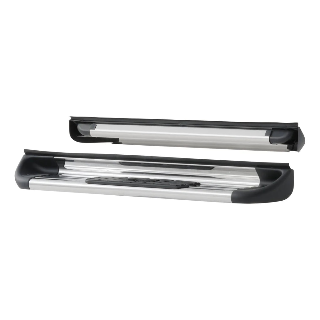 LUVERNE Polished Stainless Steel Side Entry Steps, Select Silverado, Sierra Regular Cab 480741-580741 - Side View