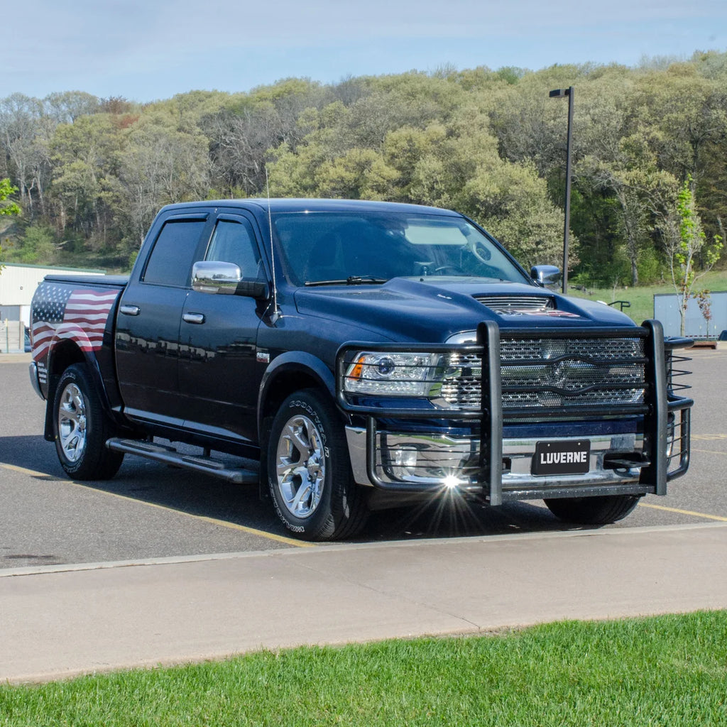 LUVERNE Prowler Max Black Steel Grille Guard, Select Dodge, Ram 1500 320933-320930 - Side View