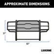 Load image into Gallery viewer, LUVERNE Prowler Max Black Steel Grille Guard, Select Ford F-150 321800 - Back View