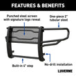 Load image into Gallery viewer, LUVERNE Prowler Max Black Steel Grille Guard, Select Ram 1500 321805 - Installation View