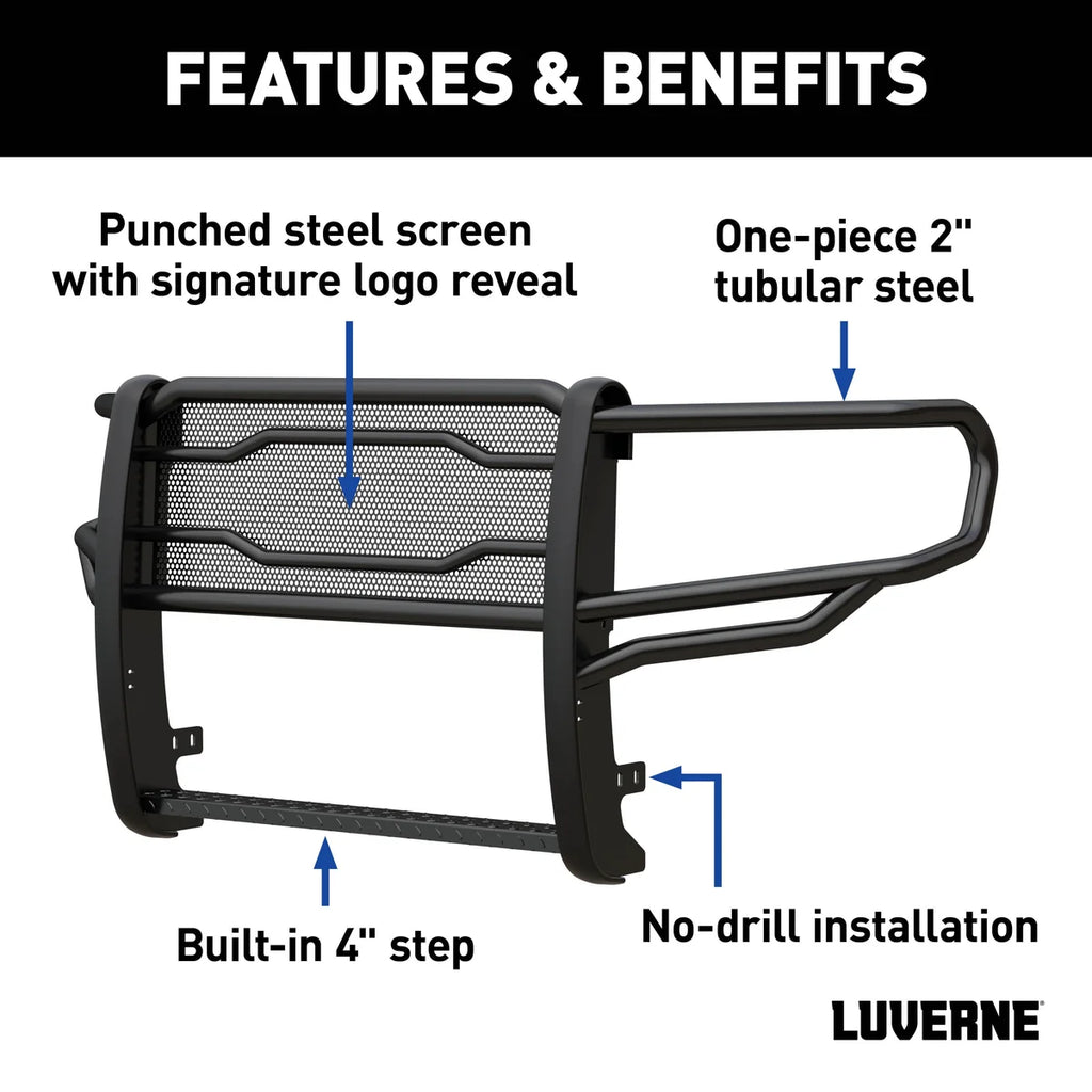 LUVERNE Prowler Max Black Steel Grille Guard, Select Ram 1500 321805 - Installation View