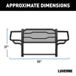 Load image into Gallery viewer, LUVERNE Prowler Max Black Steel Grille Guard, Select Ram 2500, 3500, 4500, 5500 321804 - Back View