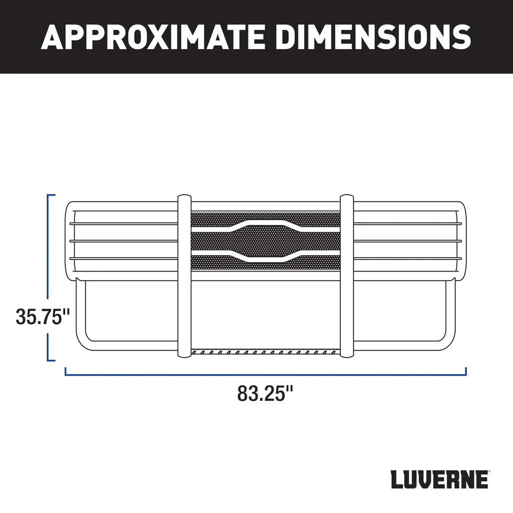 LUVERNE Prowler Max Polished Stainless Grille Guard (No Brackets) 311033 - Additional View 6