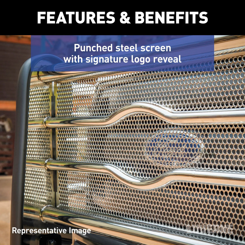 LUVERNE Prowler Max Polished Stainless Grille Guard (No Brackets) 311033 - Additional View 8