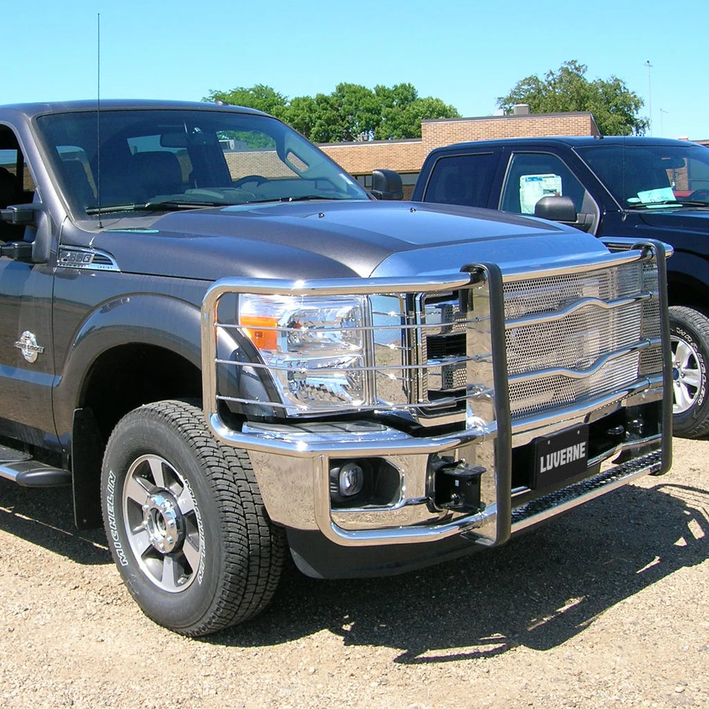 LUVERNE Prowler Max Polished Stainless Grille Guard (No Brackets) 311123 - Back View