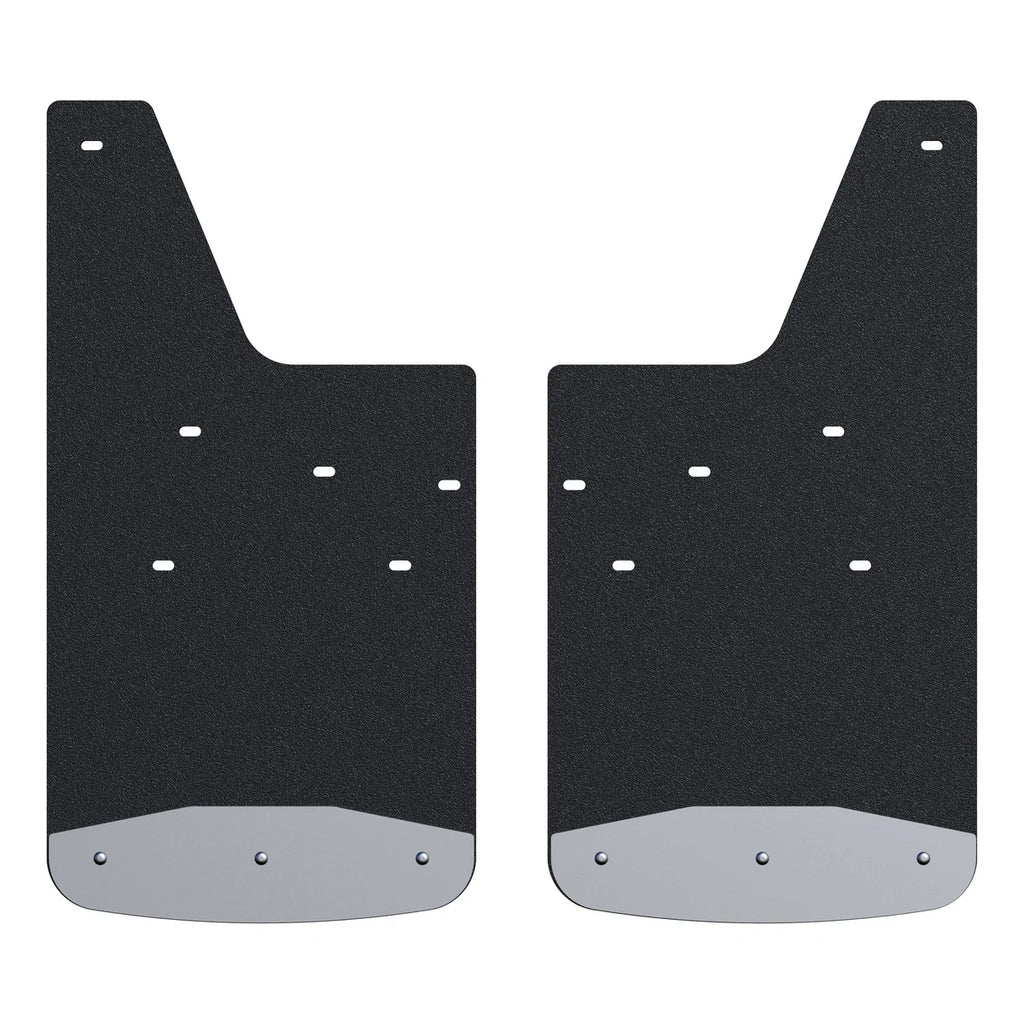 LUVERNE Rear 12" x 23" Rubber Mud Guards, Select Silverado, GMC Sierra HD (2 Flaps) 251451 - Main Product View