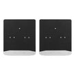 Load image into Gallery viewer, LUVERNE Rear Dually 20" x 23" Rubber Mud Guards, Select Ford F-350, F-450 (2 Flaps) 259924 - Main Product View
