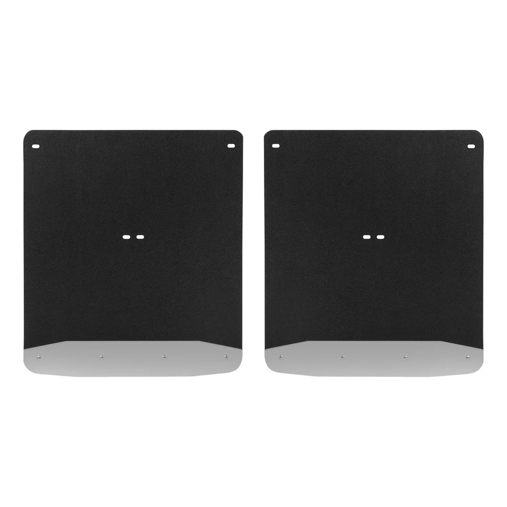 LUVERNE Rear Dually 20" x 23" Rubber Mud Guards, Select Silverado, Sierra 3500 (2 Flaps) 250744 - Main Product View