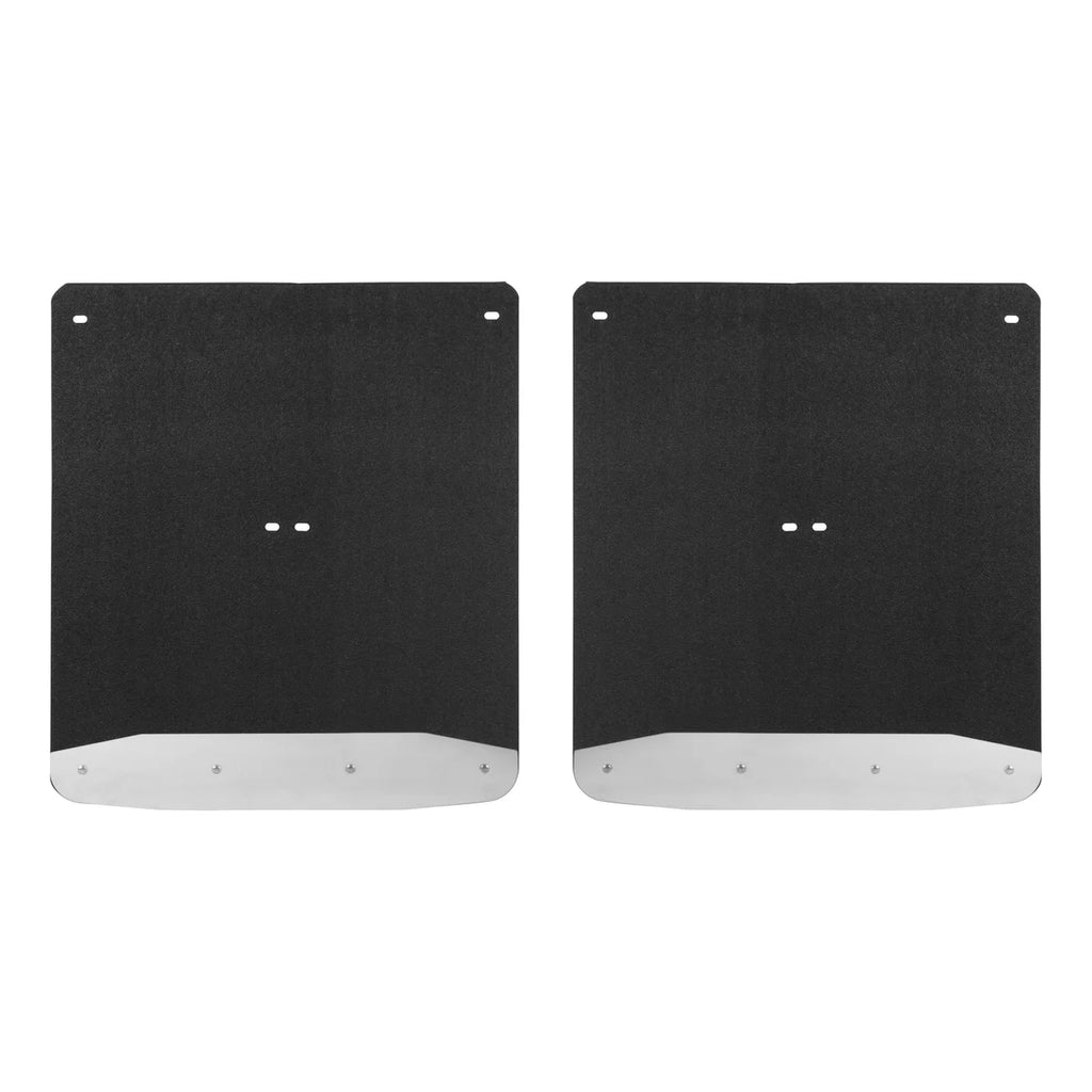 LUVERNE Rear Dually 20" x 23" Rubber Mud Guards, Select Silverado, Sierra 3500 (2 Flaps) 251544 - Main Product View