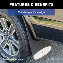 Load image into Gallery viewer, LUVERNE Rear Dually 20" x 23" Rubber Mud Guards, Select Silverado, Sierra 3500 (2 Flaps) 251544 - Additional View 6