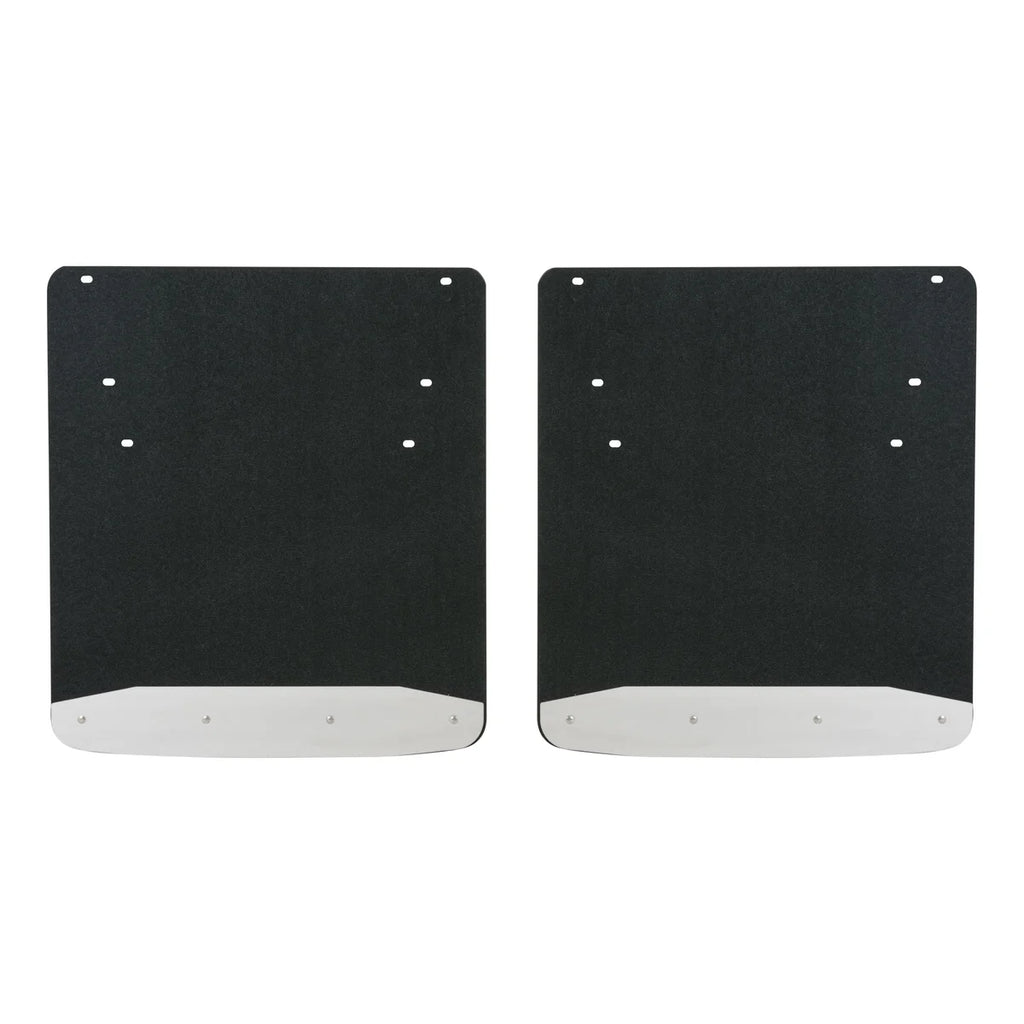 LUVERNE Rear Dually 20" x 23" Textured Rubber Mud Guards, Select Ram 3500 (2 Flaps) 251034 - Main Product View